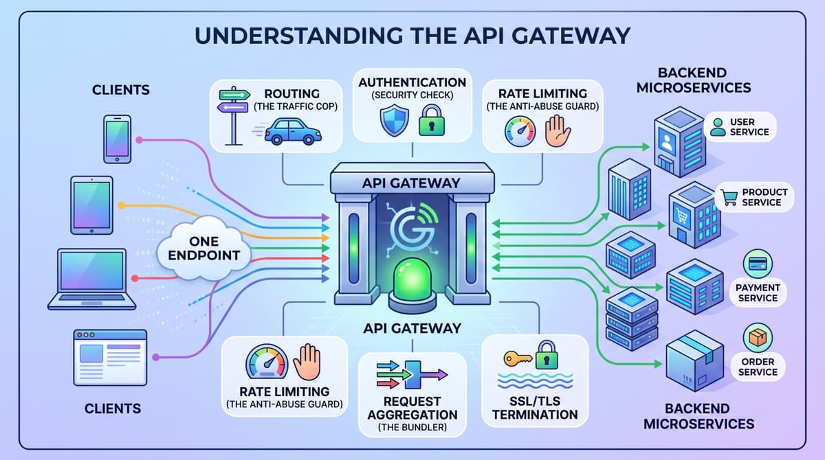 API Gateway Explained: The Front Desk Concierge for Microservices